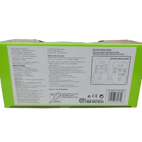 Fisher Price Limbo Elmo Dance Sesame Street 2002 NIB Needs Batteries - Picture 9 of 11